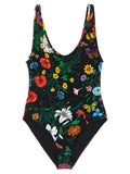 Gucci Black Polyamide One-Piece Swimsuit