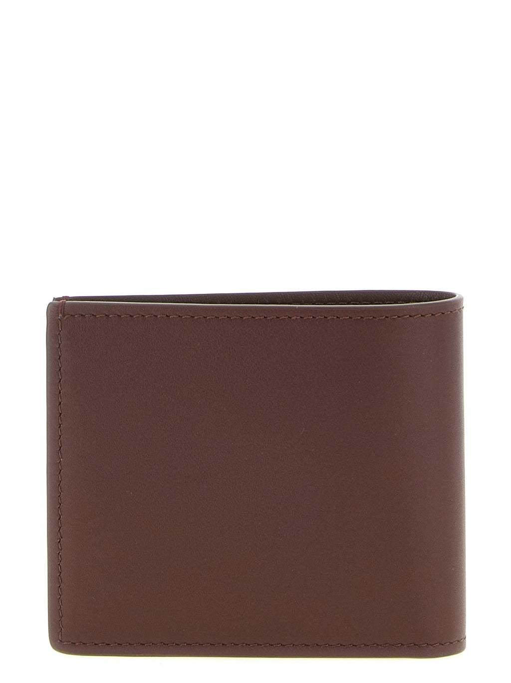 Brunello Cucinelli Brown Calfskin Leather Wallet