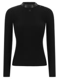 Courrèges Black Viscose Cardigan