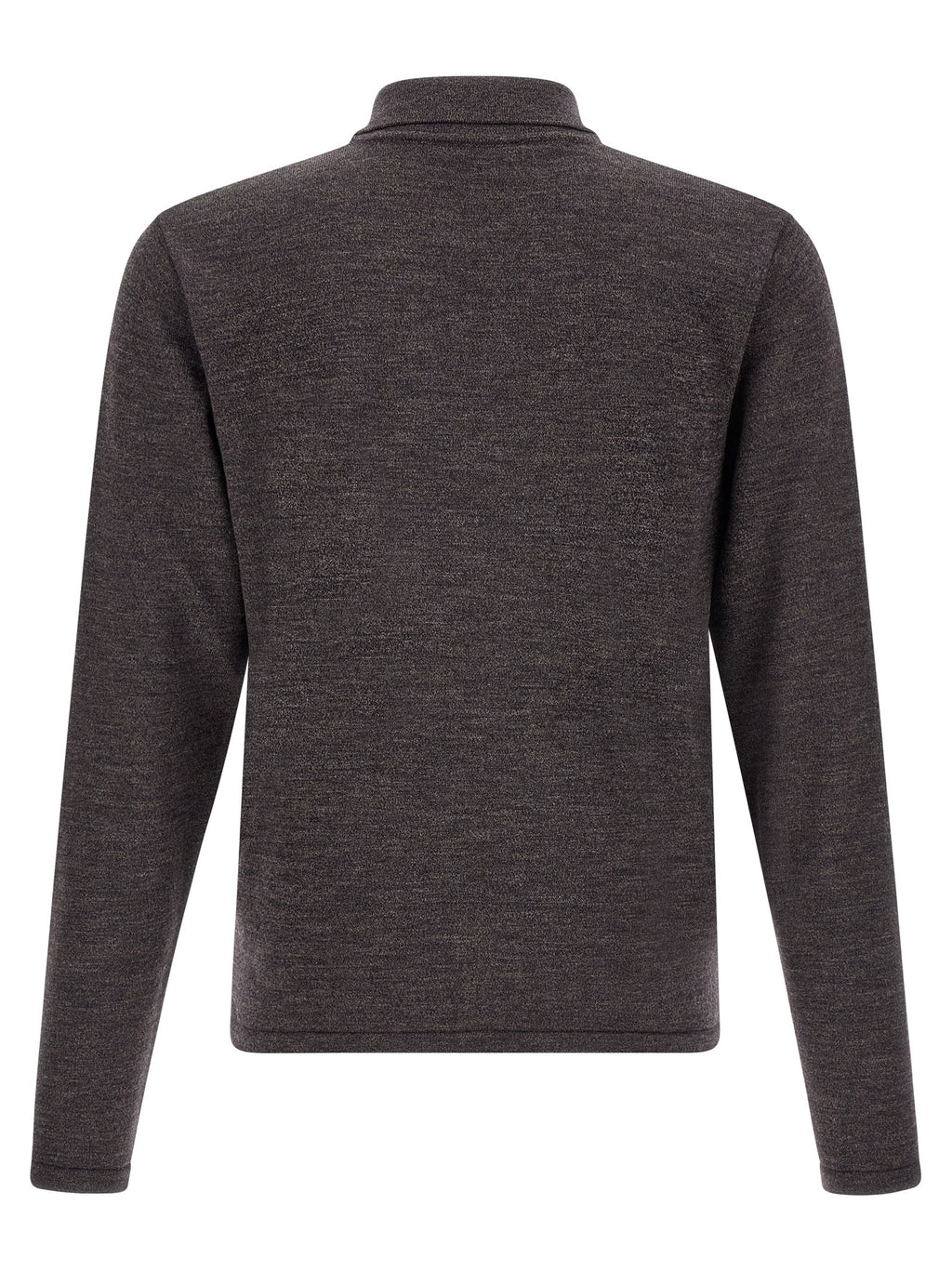 Lemaire Brown Wool Polo Shirt