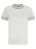 Camiseta de algodón blanca Brunello Cucinelli