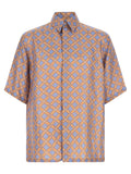 Chemisier Fendi en soie multicolore