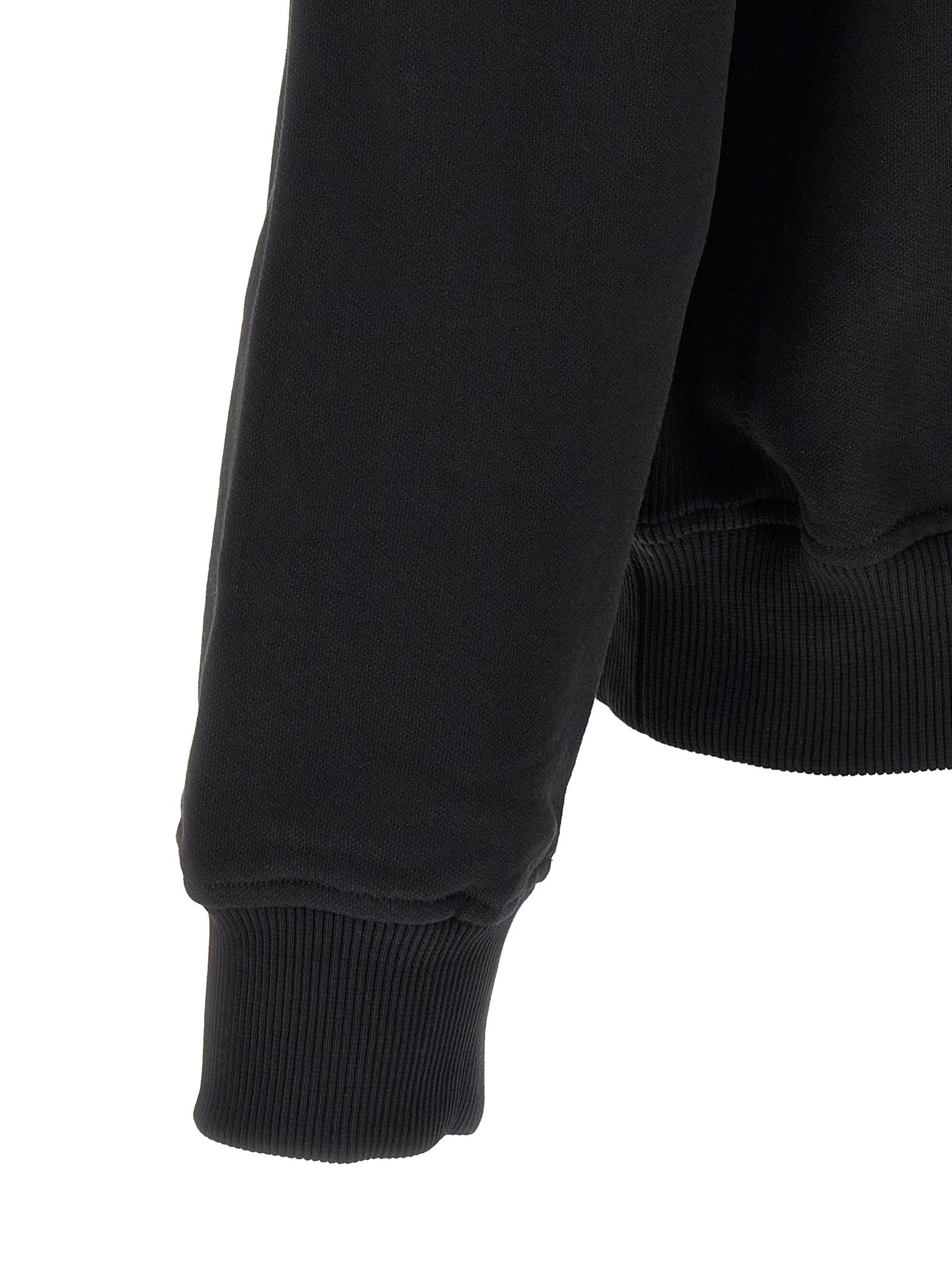 Casablanca Black Organic Cotton Sweatshirt