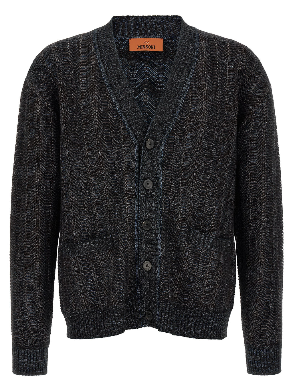 Missoni Blue Viscose Cardigan