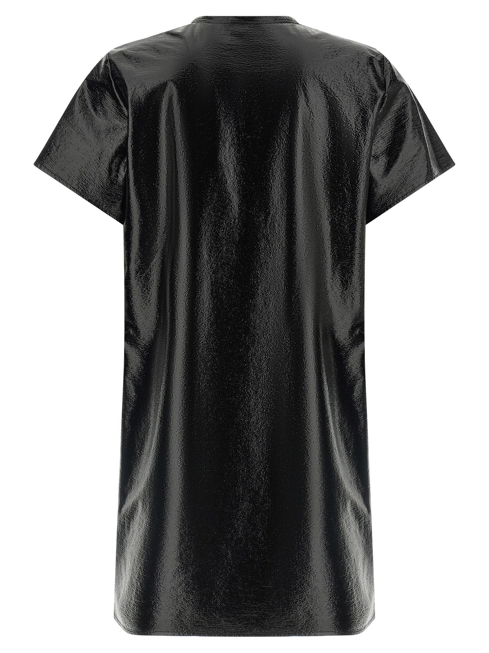 Courrèges Black Viscose Short Dress