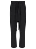 Thom Krom Black Cotton Casual Pants