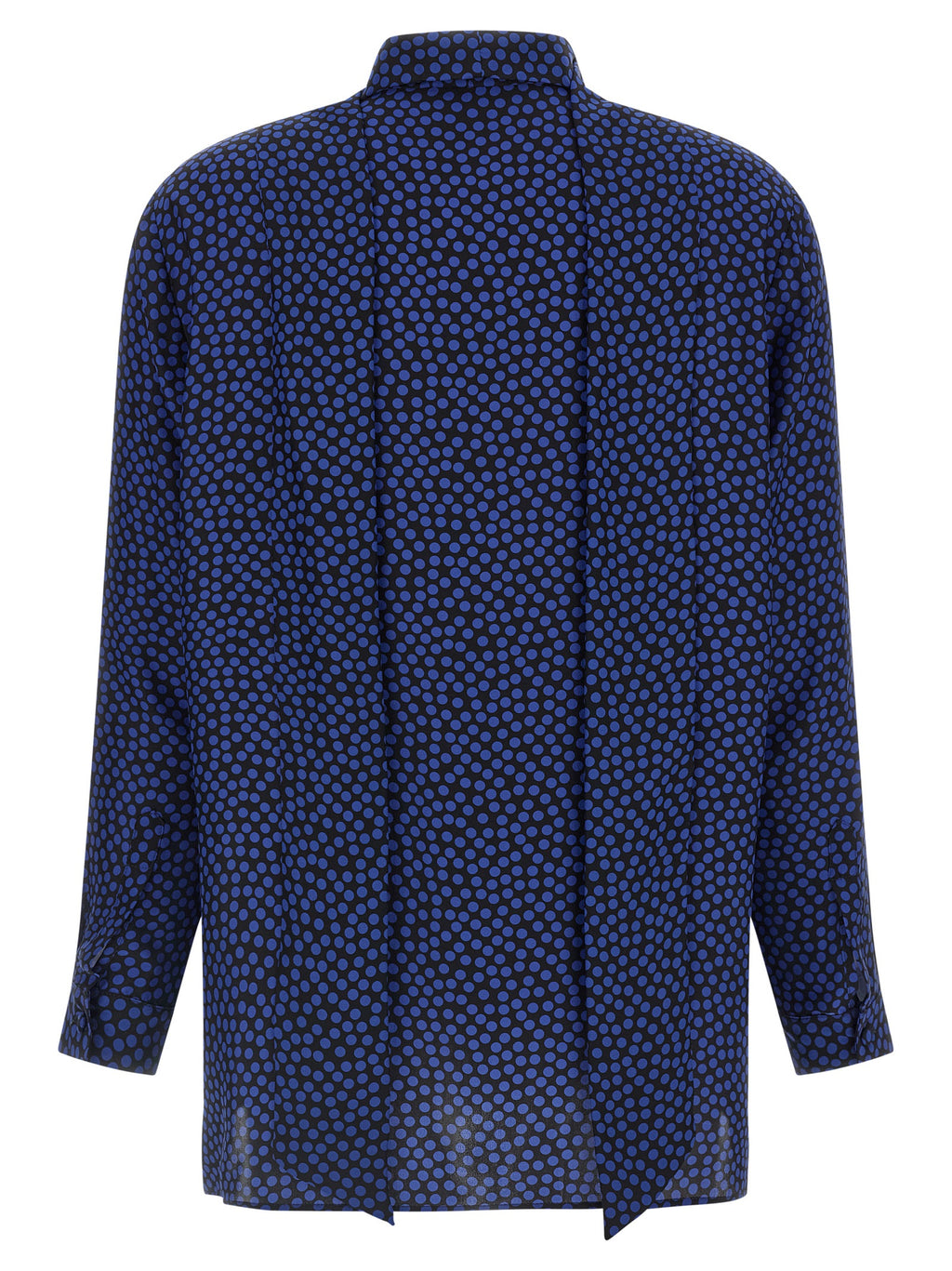 Gianluca Capannolo Blue Silk Blouse