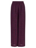 Gianluca Capannolo Purple Viscose Casual Pants