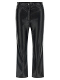The Andamane Black Polyester Casual Pants