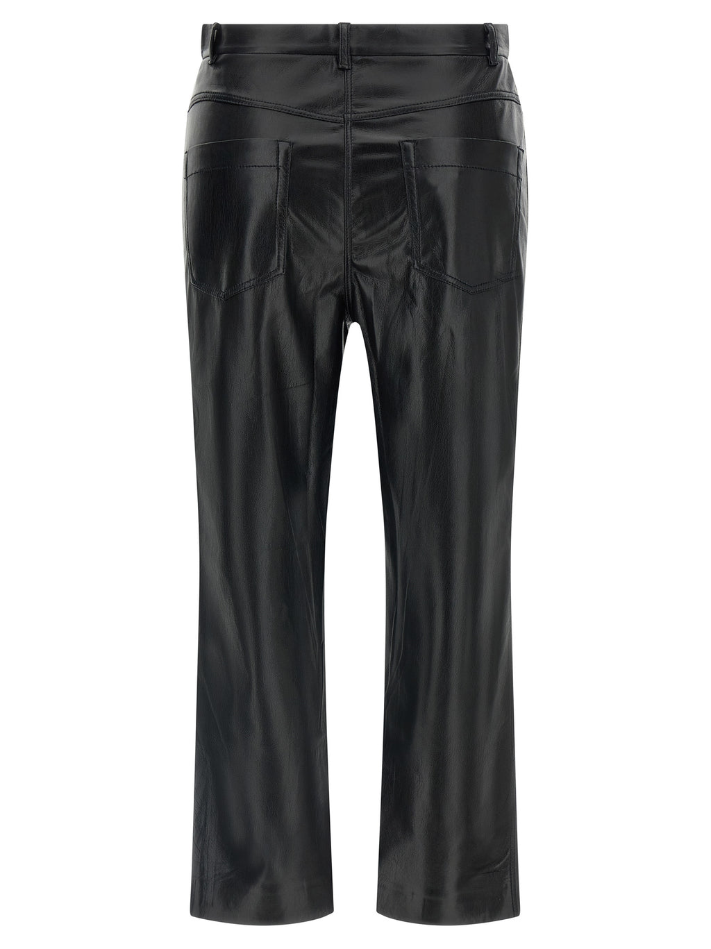 The Andamane Black Polyester Casual Pants