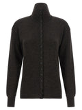 Lemaire Brown Wool Cardigan