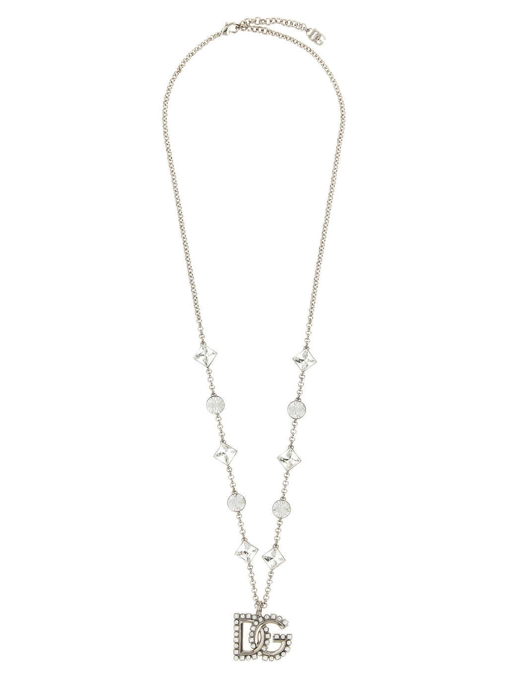 Dolce & Gabbana Collier en laiton argenté