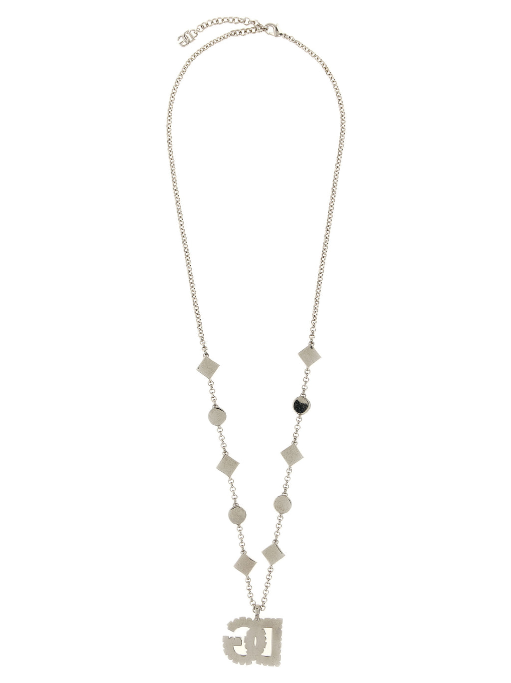 Dolce & Gabbana Collier en laiton argenté