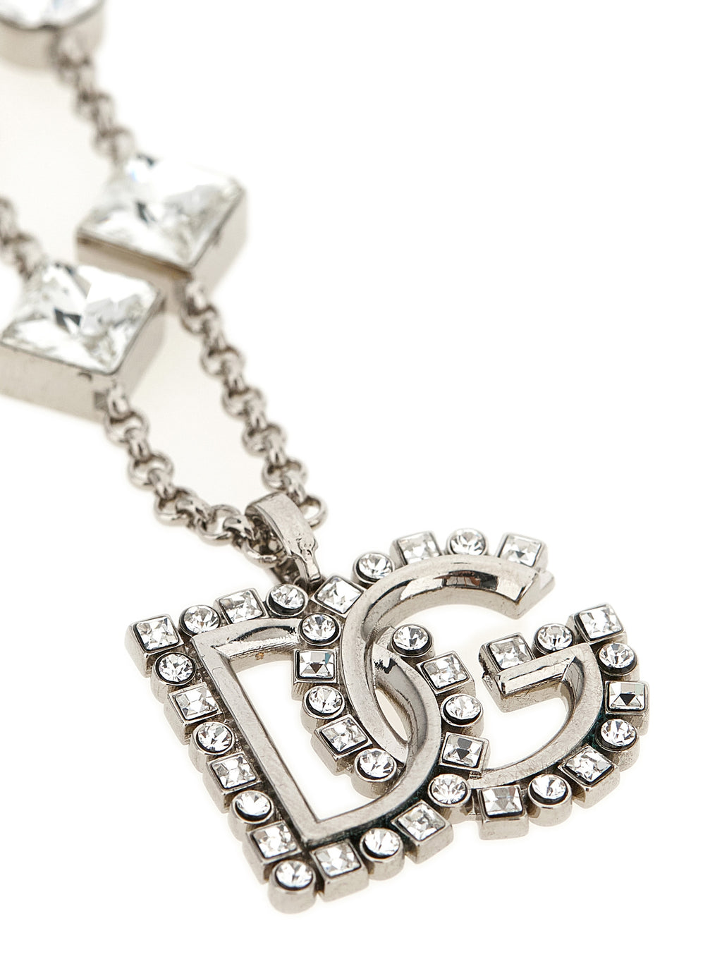 Dolce & Gabbana Collier en laiton argenté
