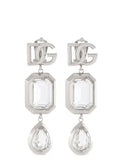 Dolce & Gabbana Silver Brass Earrings