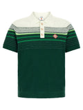 Casablanca Bicolor Cotton Polo Shirt