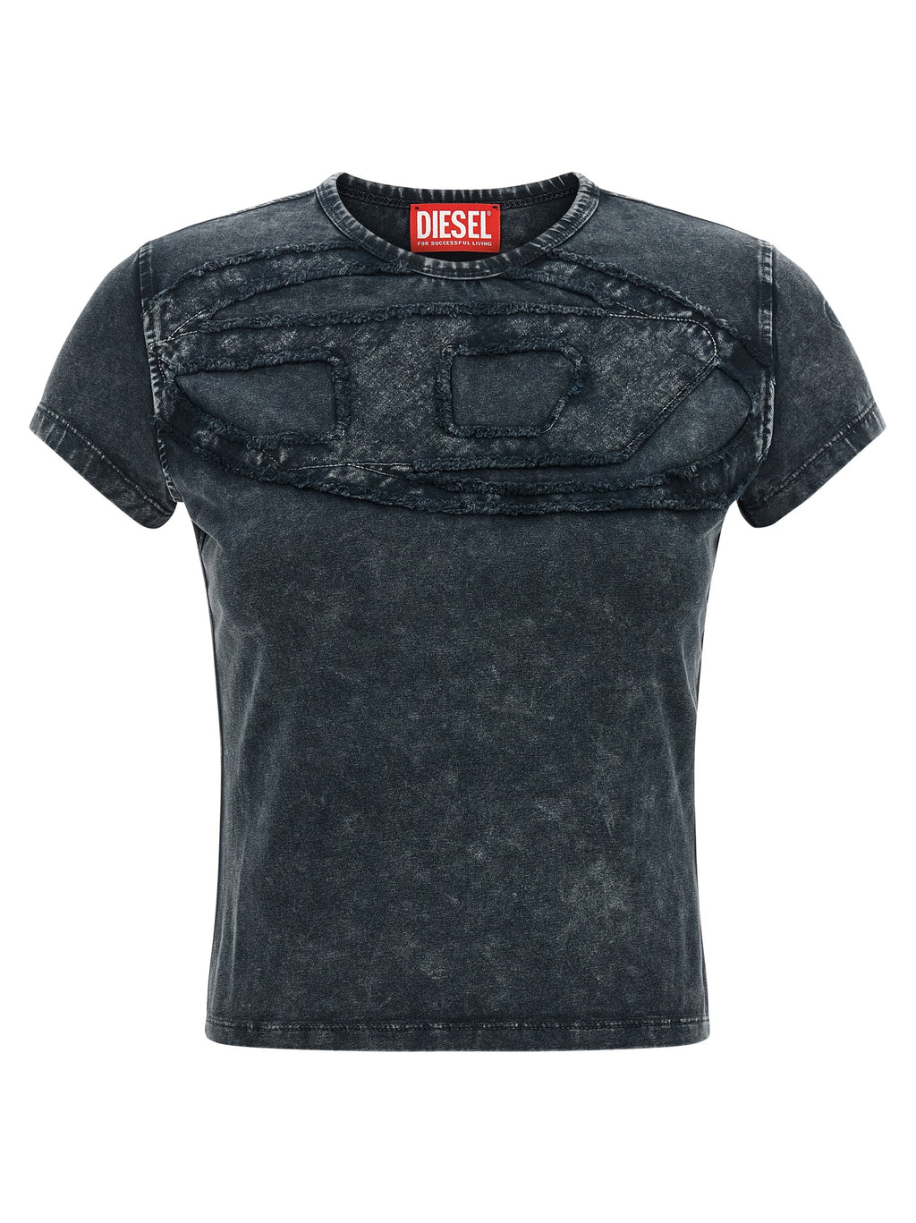 Diesel Gray Cotton T-Shirt