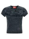 Diesel Gray Cotton T-Shirt
