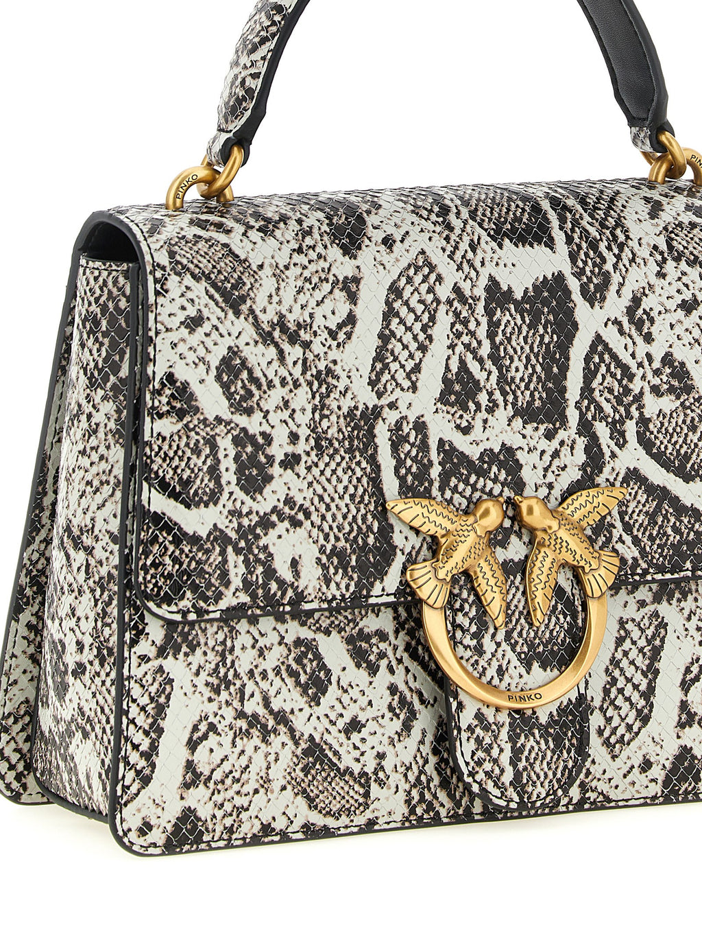 Sac à main PINKO en veau gris