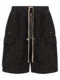 DRKSHDW Black Cotton Bermuda Shorts