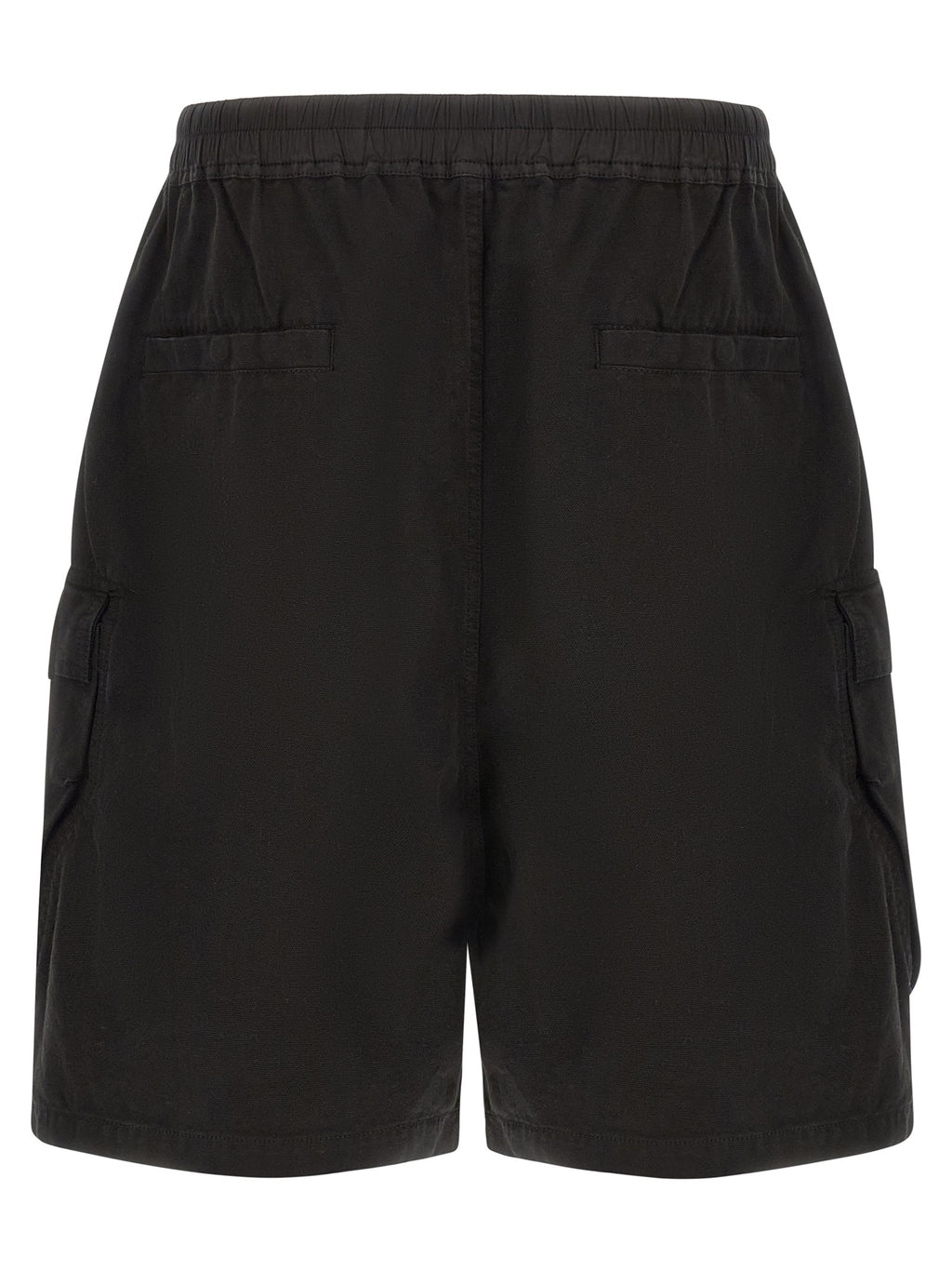 DRKSHDW Black Cotton Bermuda Shorts