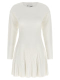 Elisabetta Franchi White Viscose Short Dress