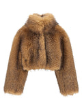 ROTATE BIRGER CHRISTENSEN Beige Polyester Coat