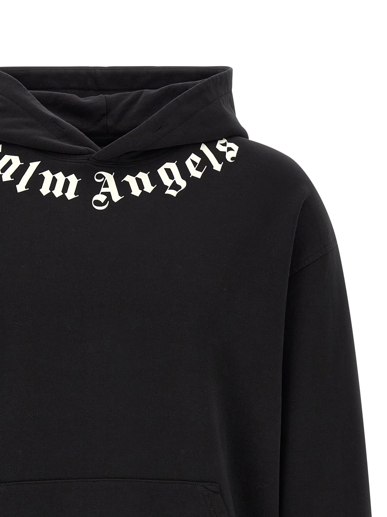 Sudadera de Algodón Negra Palm Angels