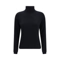 Allude Blue Cashmere Turtleneck