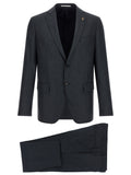 Pal Zileri Gray Polyester Two-Piece Suit