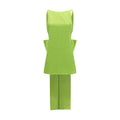 Self-Portrait Bicolor Polyester Casual Dress