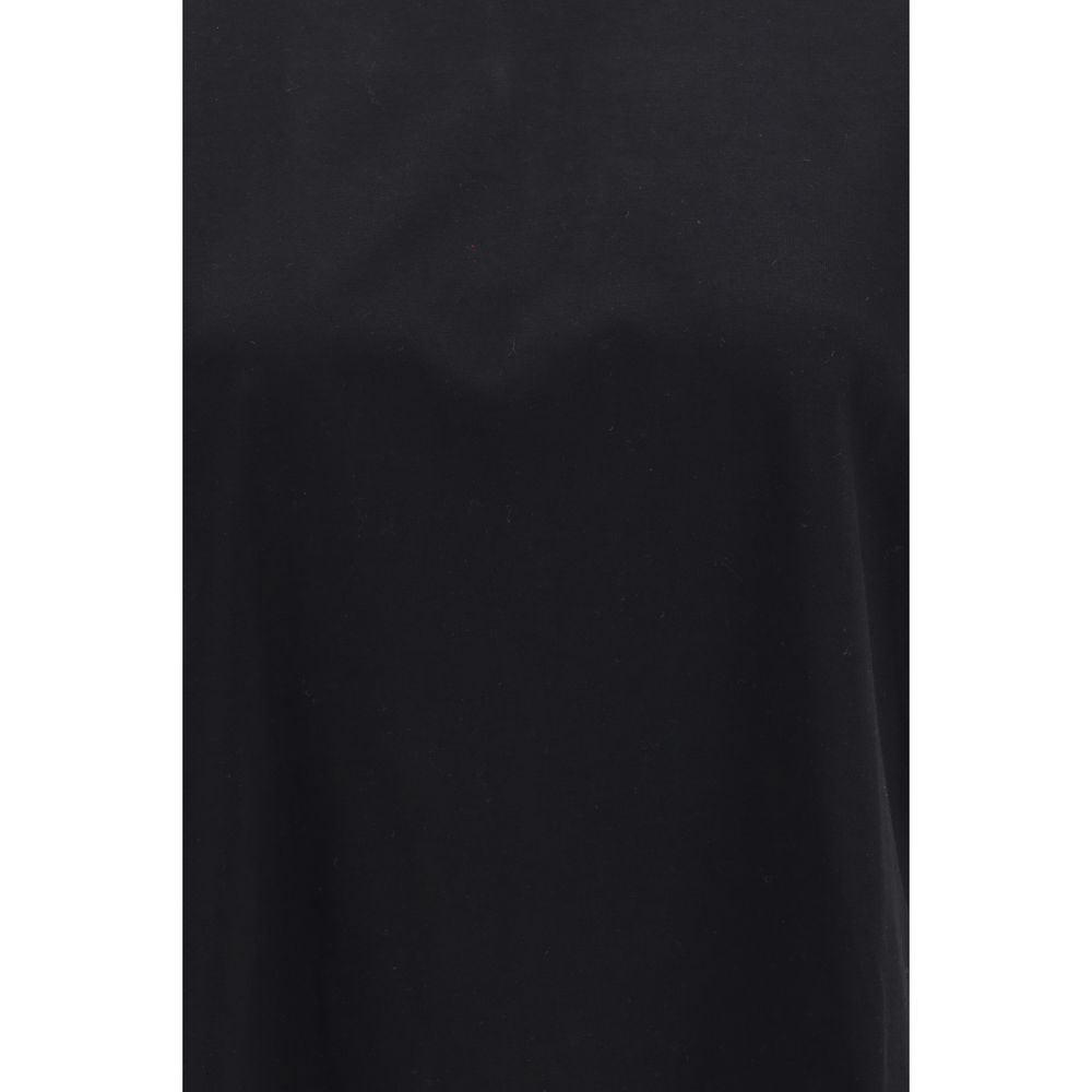 T-shirt en coton noir Loulou De Saison
