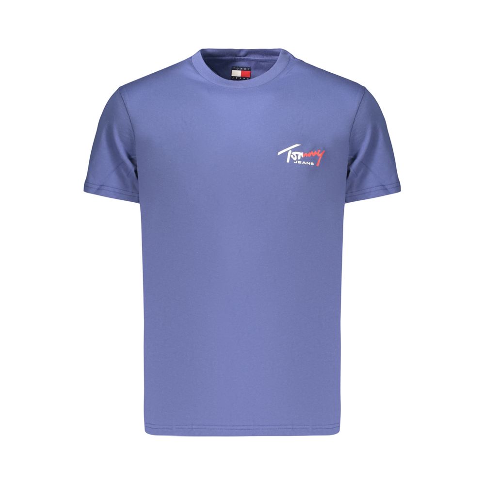 Camiseta de algodón azul Tommy Hilfiger para hombre