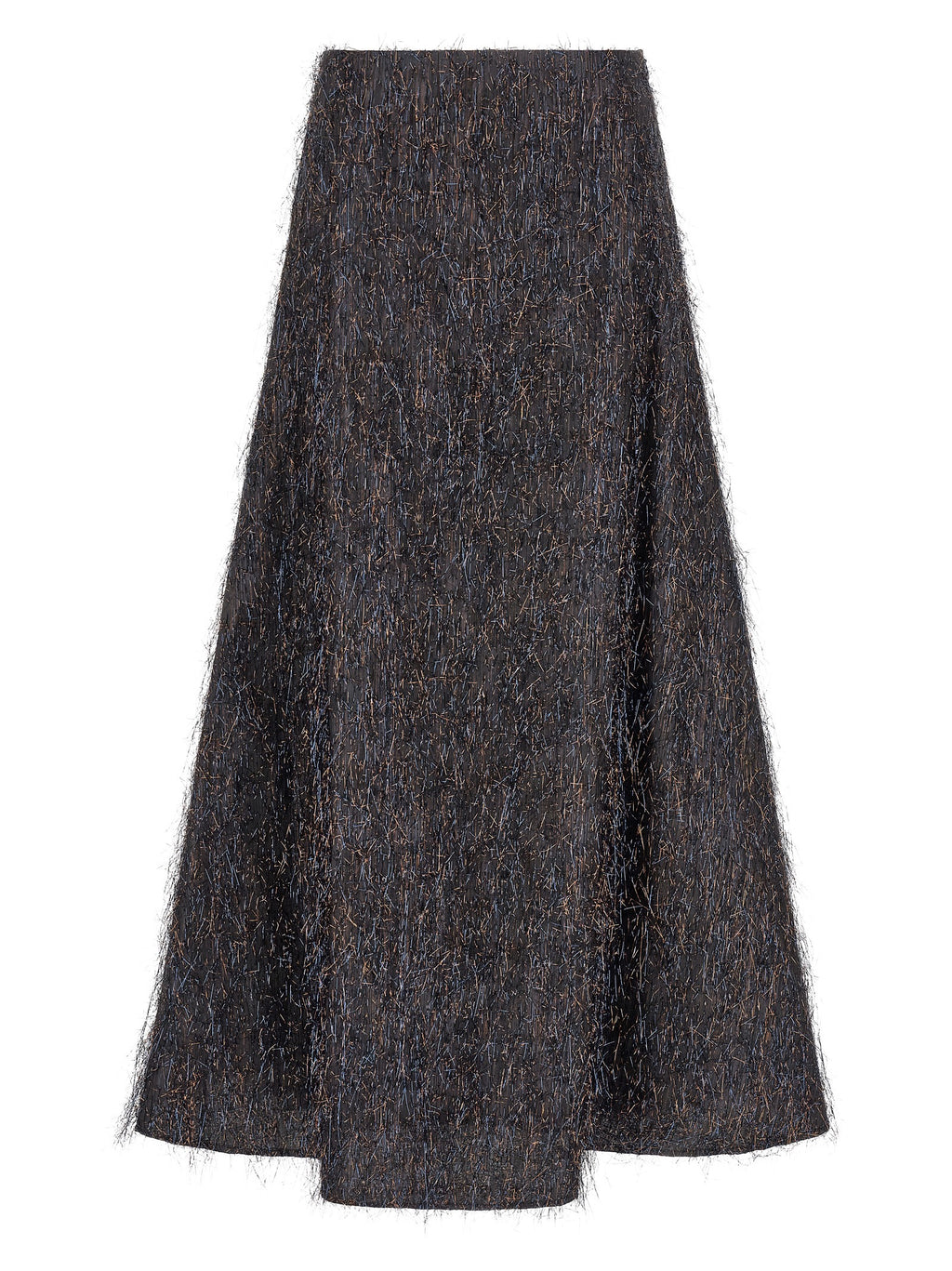 Peserico Blue Viscose Midi Skirt