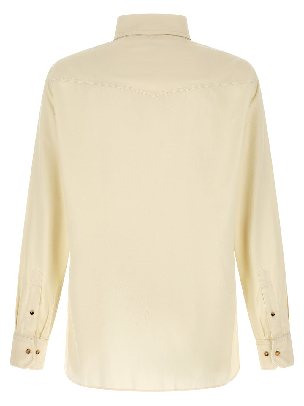 Brunello Cucinelli White Cotton Blouse