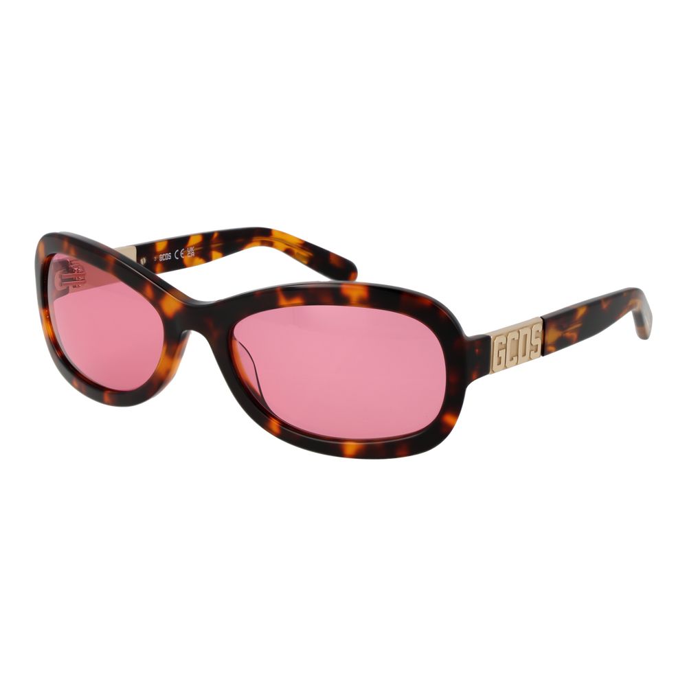 GCDS Brown Unisex Sunglasses