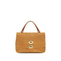 Zanellato Beige Suede Leather Shoulder Bag
