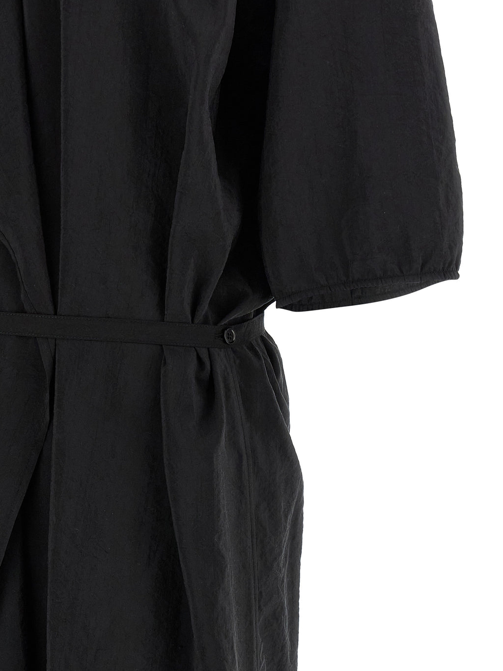 Lemaire Black Silk Midi Dress