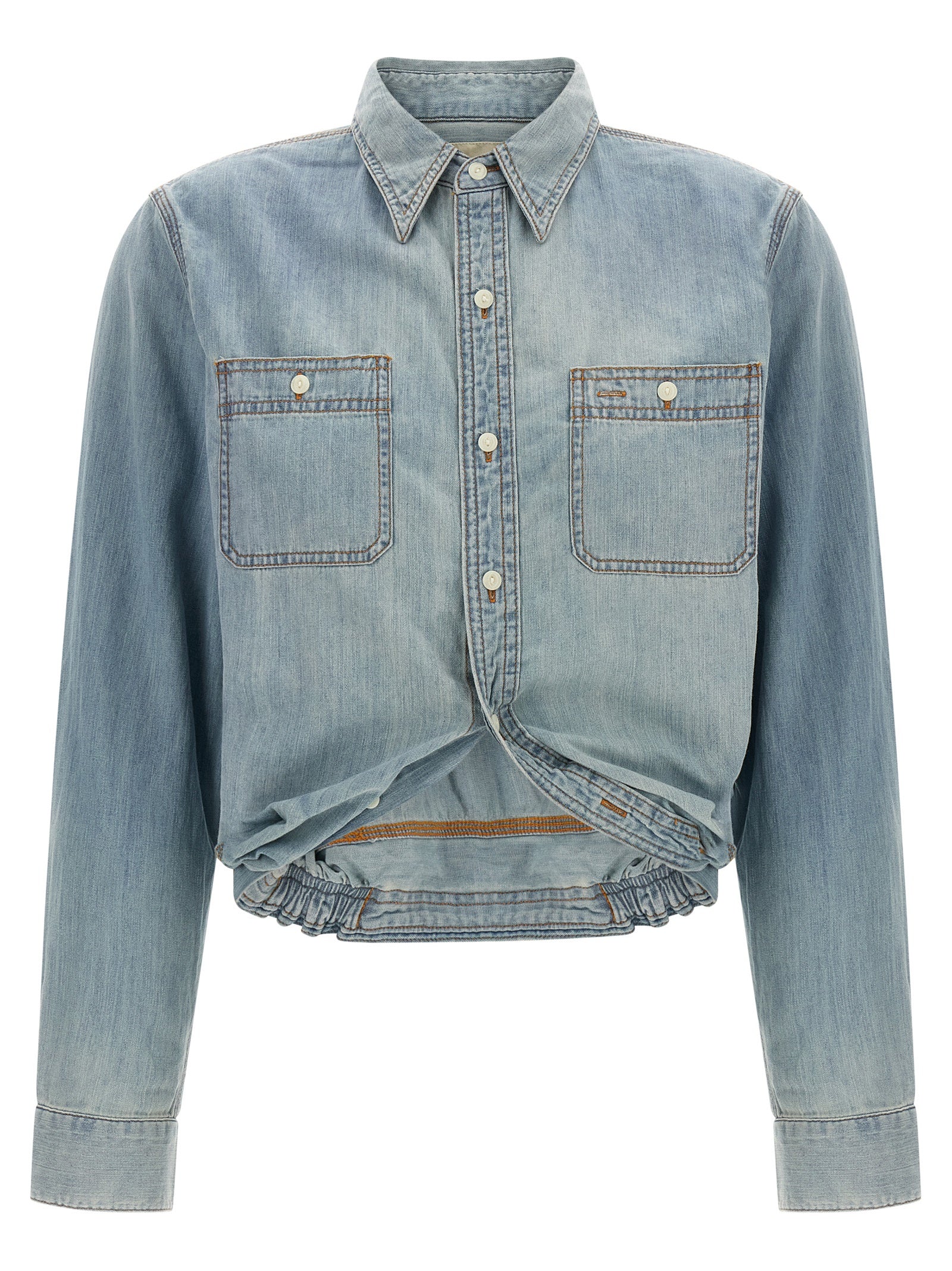 Blusa R13 de algodón azul