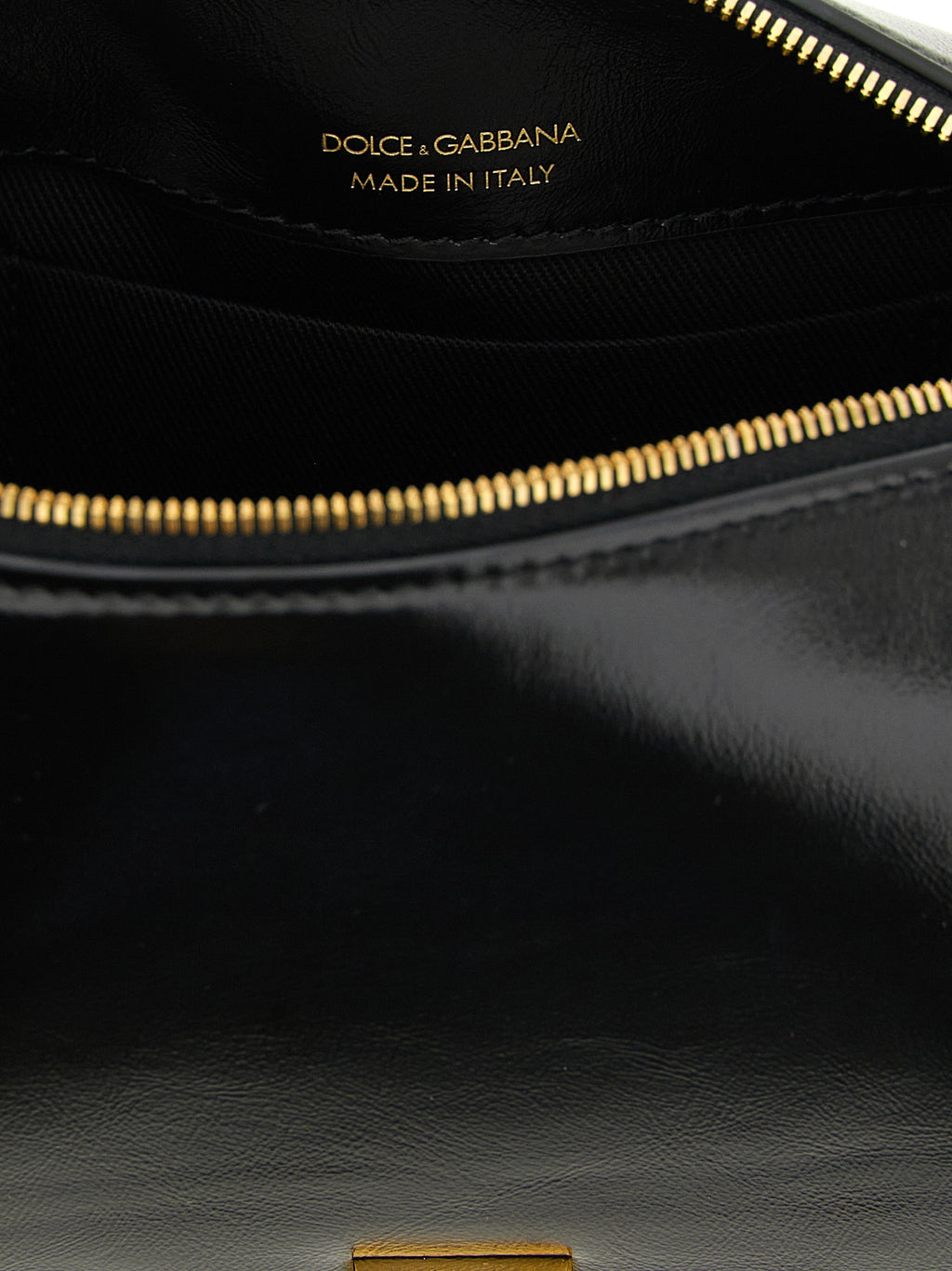 Dolce & Gabbana Black Calfskin Handbag