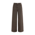P.A.R.O.S.H. Brown Cotton Casual Pants