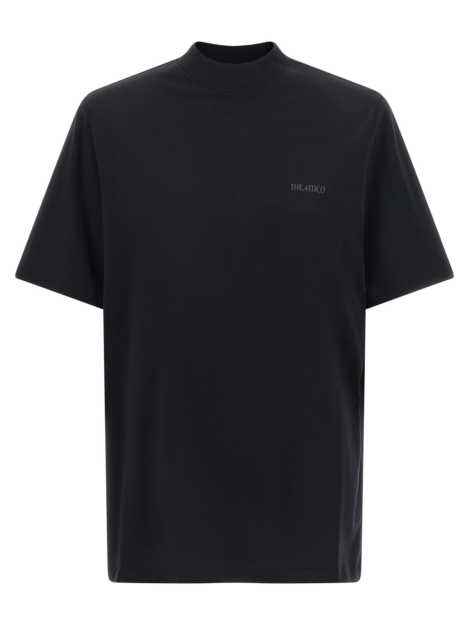 Camiseta The Attico de algodón negra