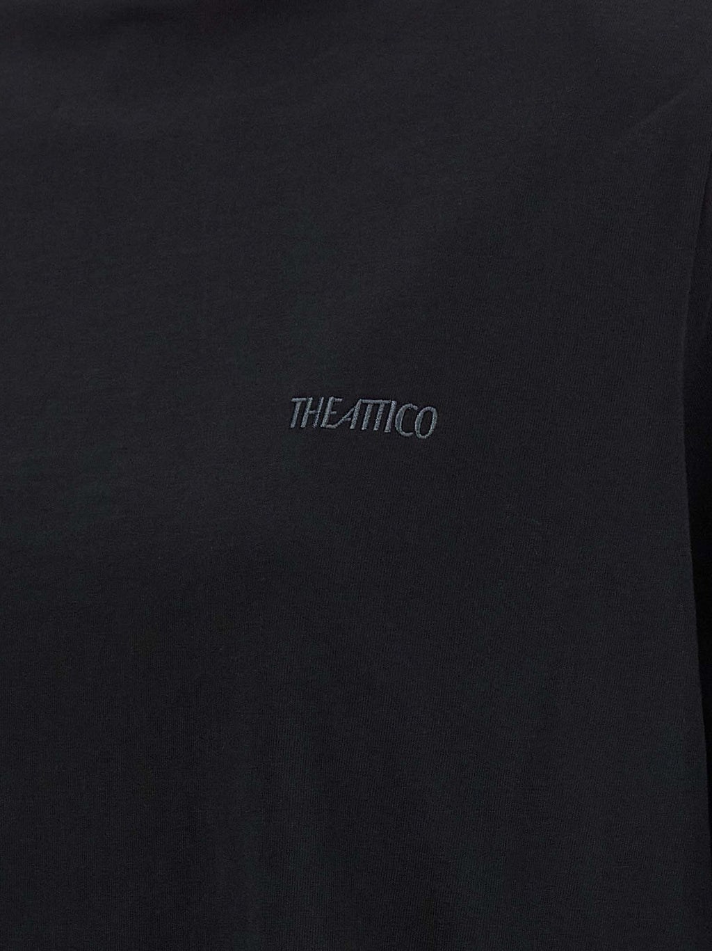 Camiseta The Attico de algodón negra