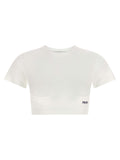 The Attico White Cotton T-Shirt