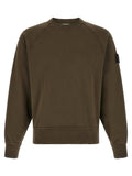 Sweat-shirt en coton gris Stone Island