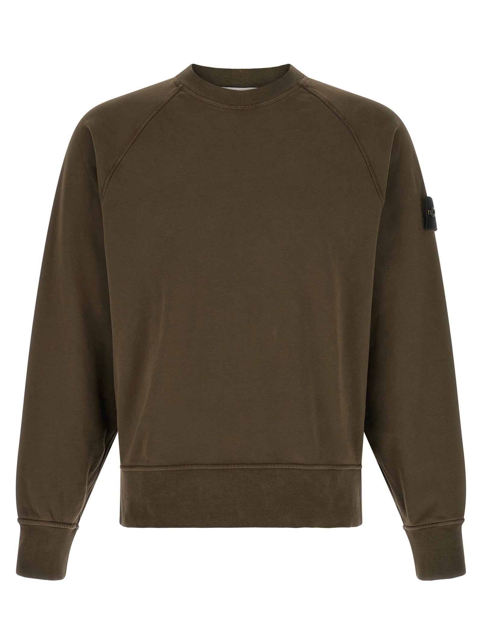 Sweat-shirt en coton gris Stone Island