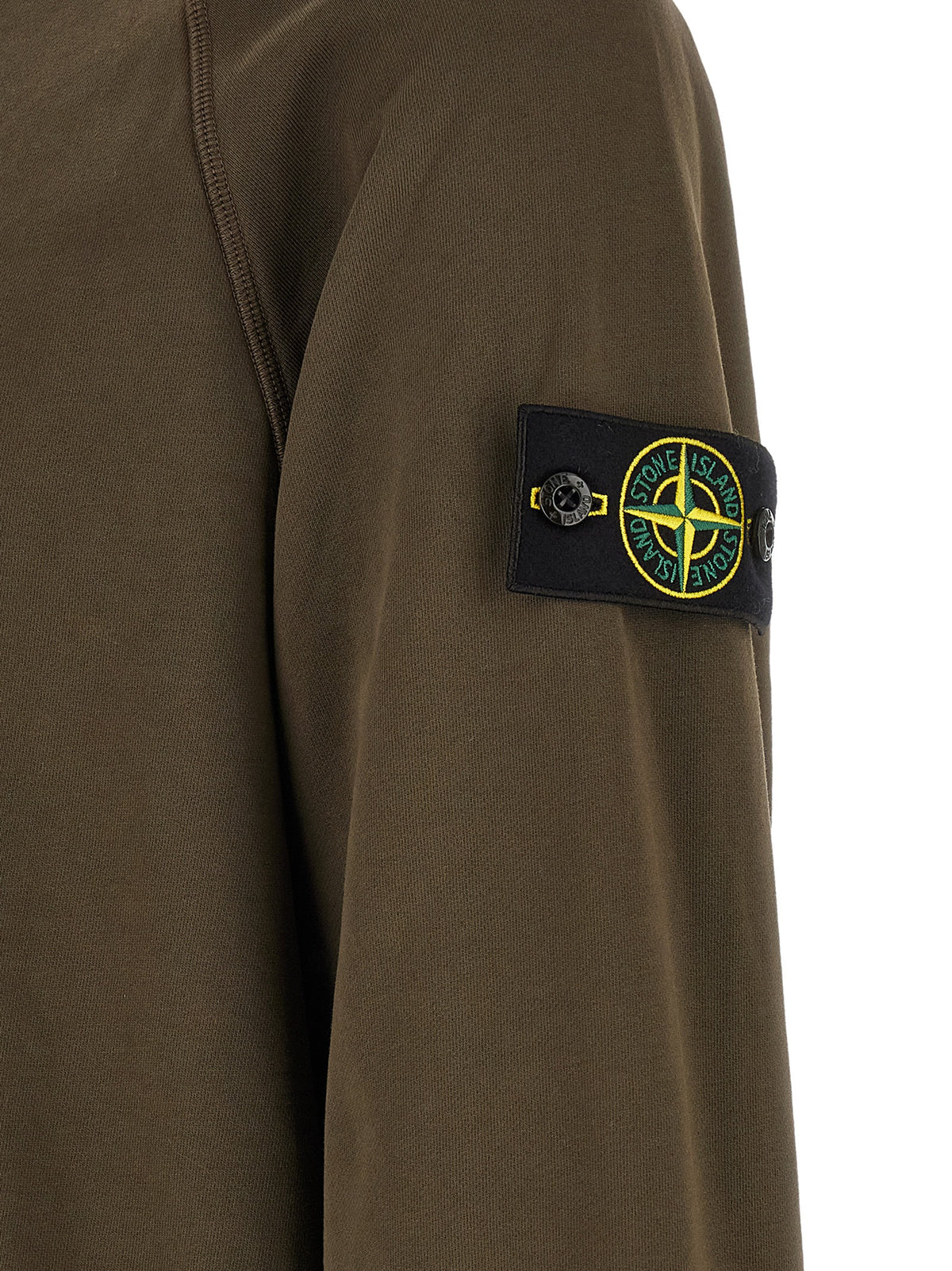 Sweat-shirt en coton gris Stone Island