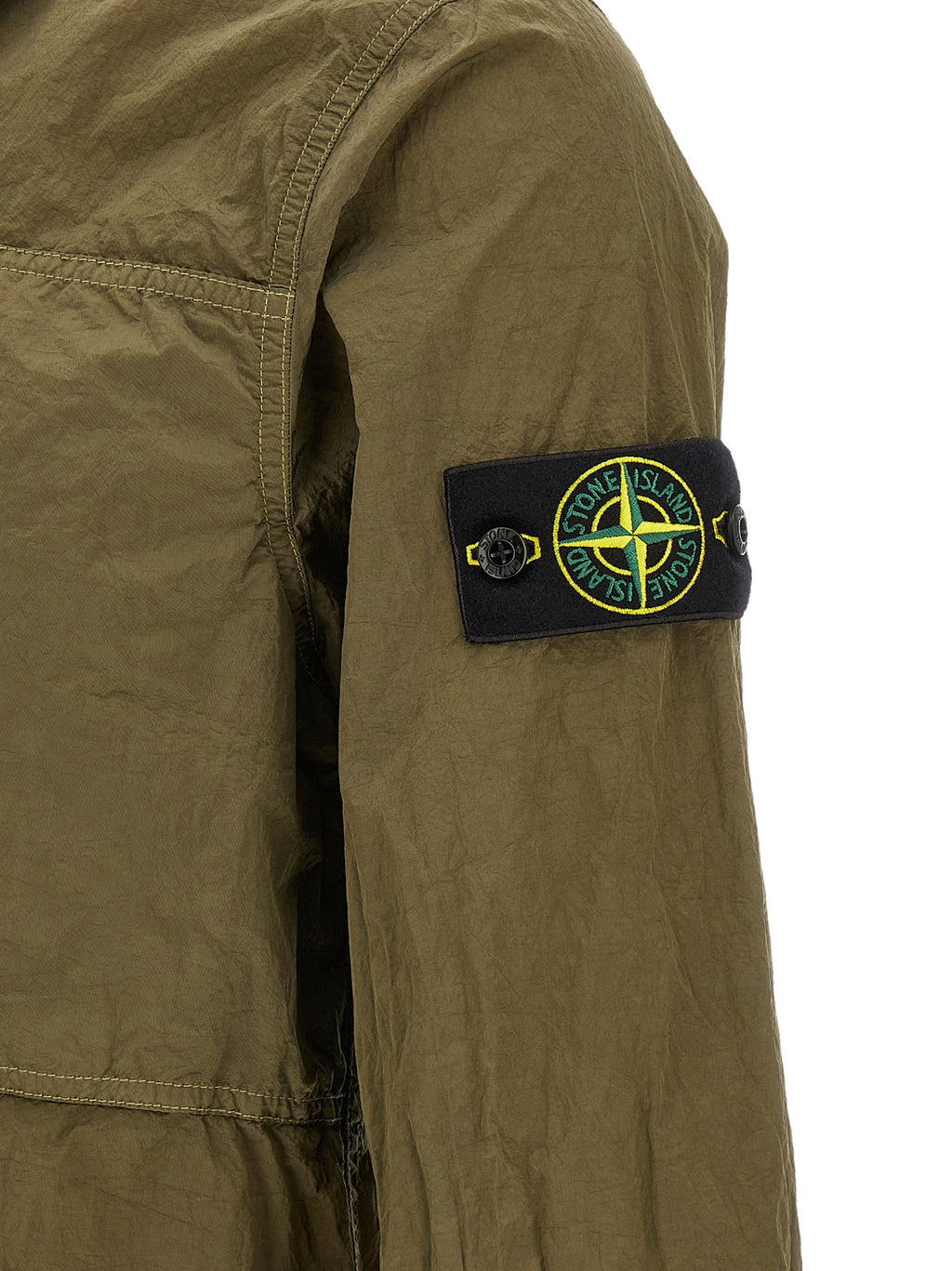 Chemisier Stone Island bicolore en polyamide