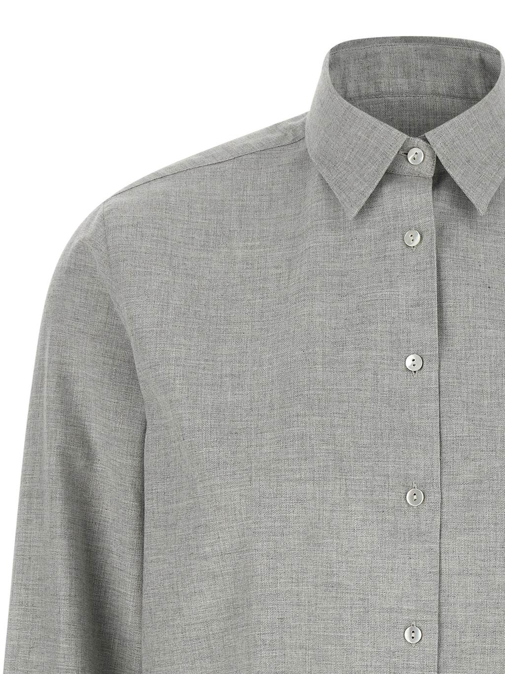 XACUS Gray Cotton Blouse