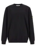 Stone Island Black Cotton Sweatshirt